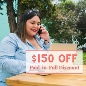 $150 off paid-in-full discount for bariatric coaching